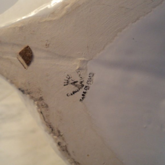 vintage porcelain Capodimonte orange fruit basket~Italy~ large size - Picture 6 of 7